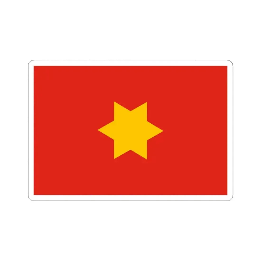 Fictional Nan Chao Flag (China) STICKER Vinyl Kiss-Cut Decal 4 Inch White - The Sticker Space