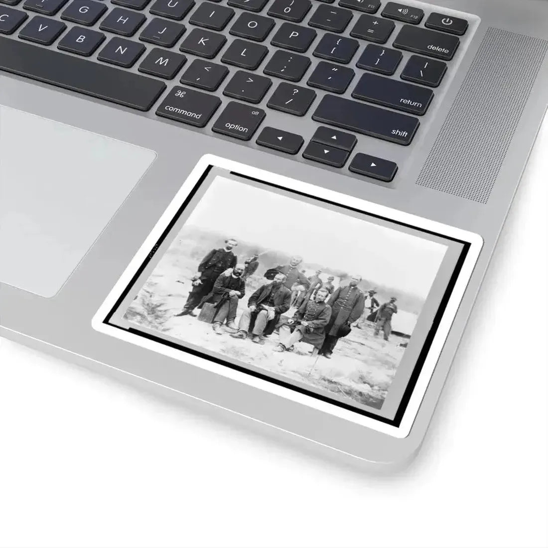 Field and Staff of 39Th U.S. Colored Infantry, in Front of Petersburg, Va. (U.S. Civil War) STICKER Vinyl Kiss-Cut Decal - The Sticker Space