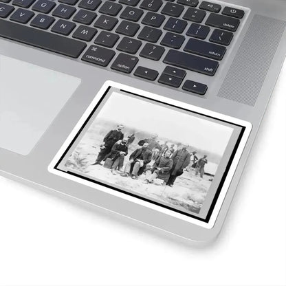 Field and Staff of 39Th U.S. Colored Infantry, in Front of Petersburg, Va. (U.S. Civil War) STICKER Vinyl Kiss-Cut Decal - The Sticker Space