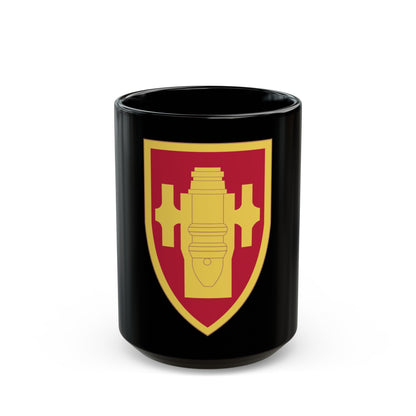 Field Artillery Center and School (U.S. Army) Black Coffee Mug-15oz-The Sticker Space