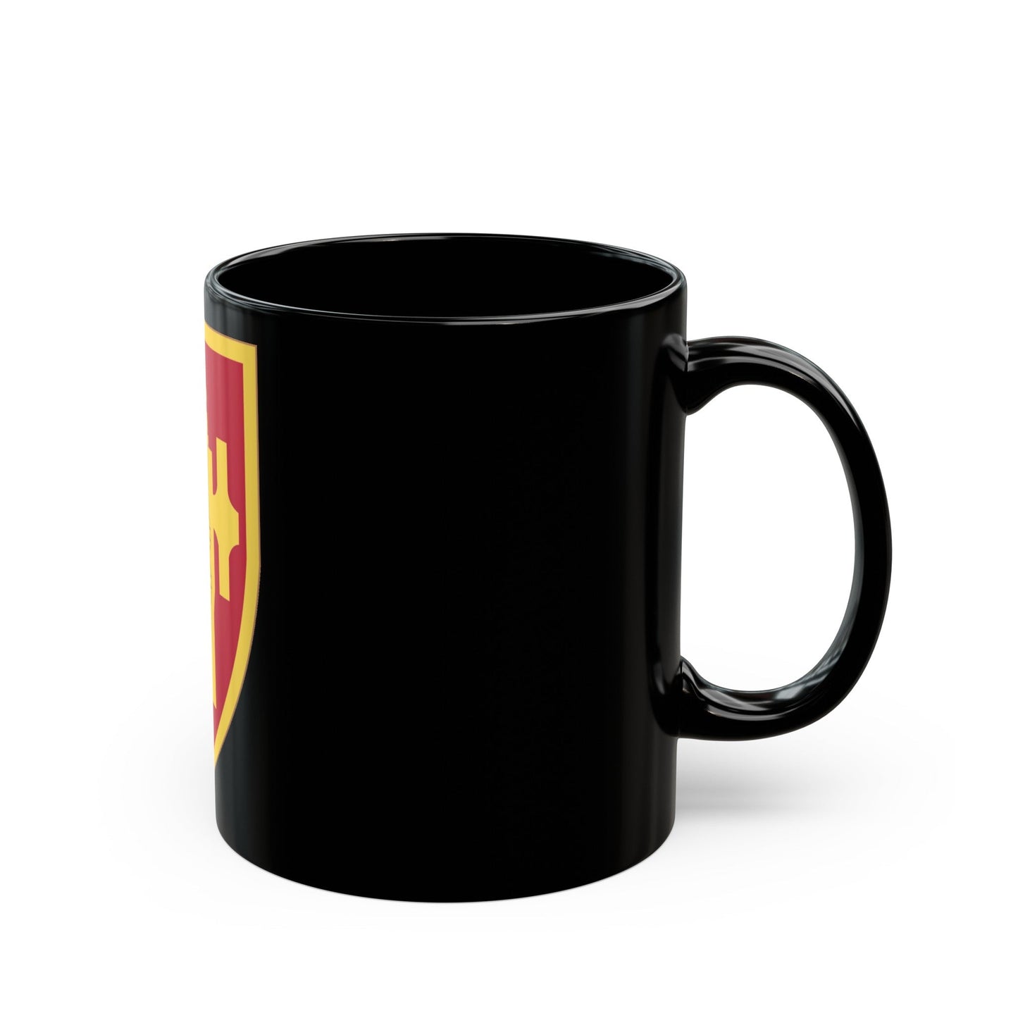 Field Artillery Center and School (U.S. Army) Black Coffee Mug-The Sticker Space