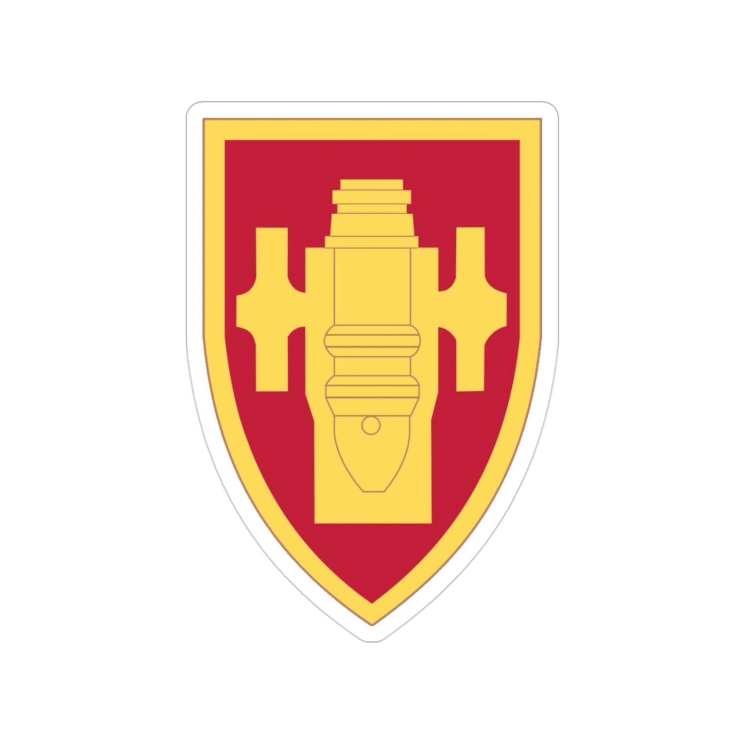 Field Artillery Center and School (U.S. Army) Transparent STICKER Die-Cut Vinyl Decal-3 Inch-The Sticker Space