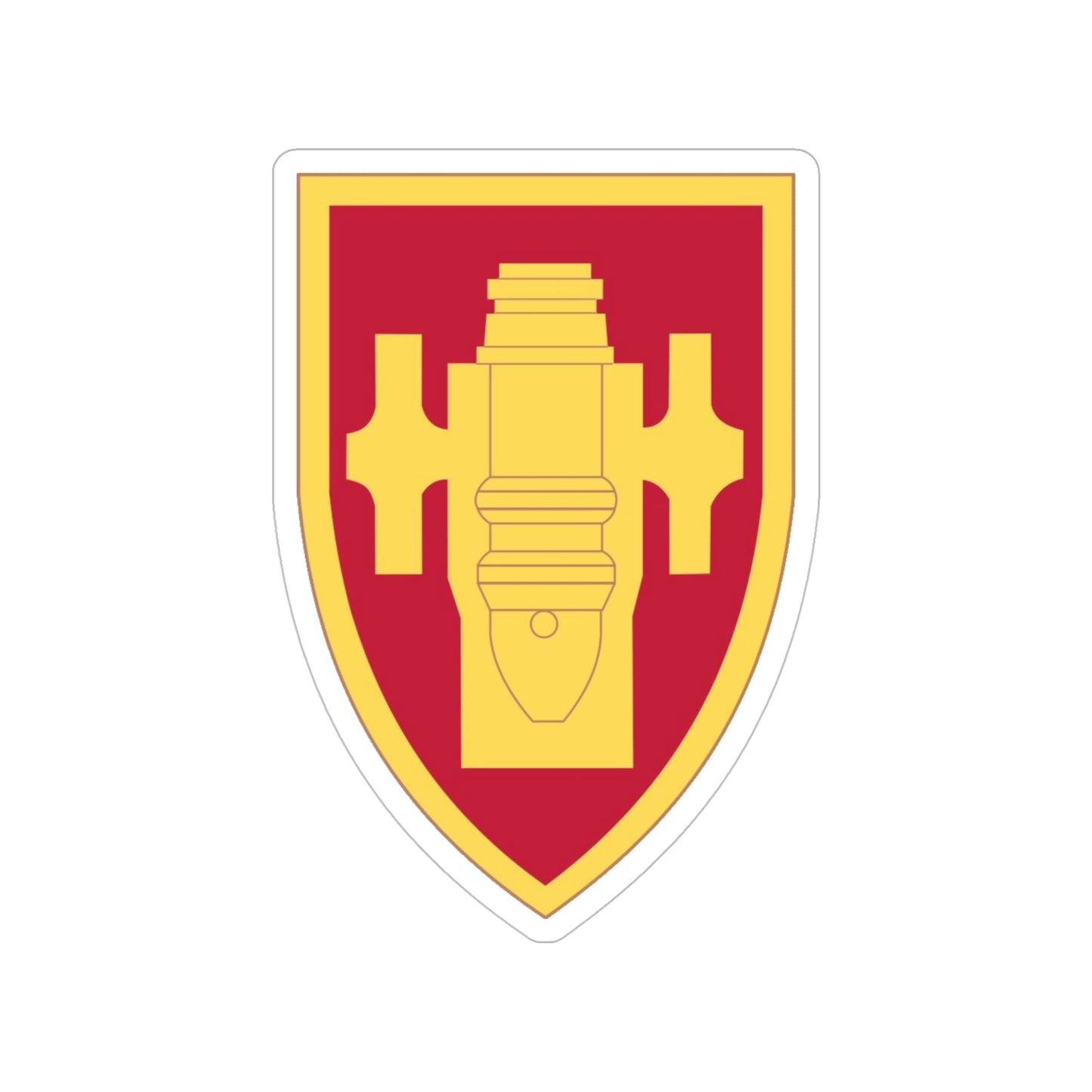 Field Artillery Center and School (U.S. Army) Transparent STICKER Die-Cut Vinyl Decal-5 Inch-The Sticker Space