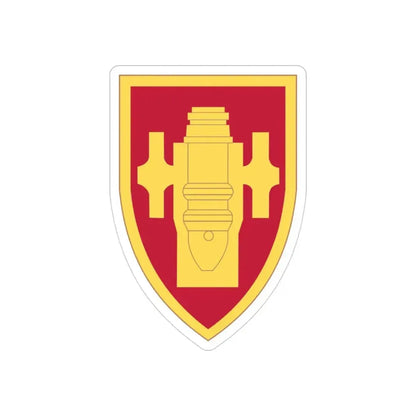Field Artillery Center and School (U.S. Army) REVERSE PRINT Transparent Die-Cut STICKER - The Sticker Space