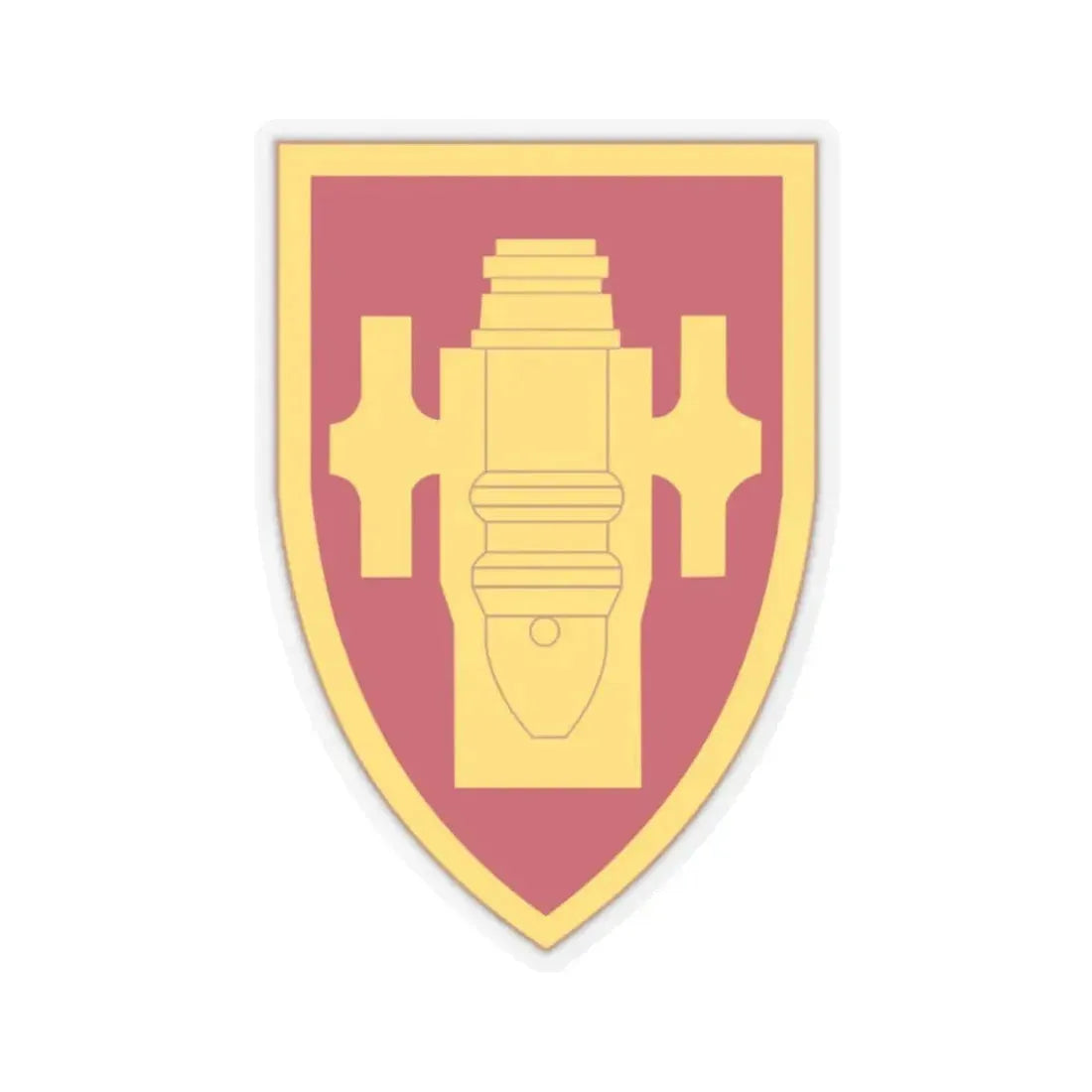 Field Artillery Center and School (U.S. Army) STICKER Vinyl Kiss-Cut Decal 2 Inch Transparent - The Sticker Space