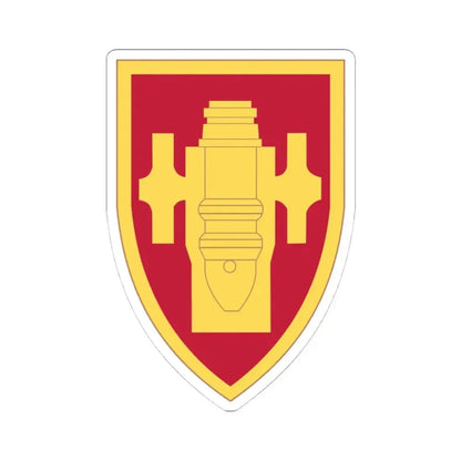 Field Artillery Center and School (U.S. Army) STICKER Vinyl Kiss-Cut Decal 4 Inch White - The Sticker Space
