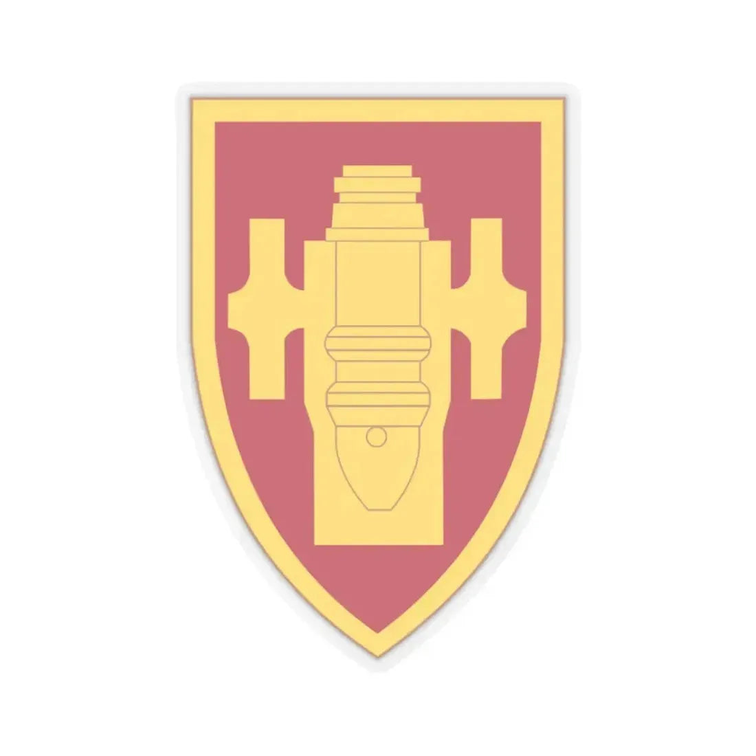 Field Artillery Center and School (U.S. Army) STICKER Vinyl Kiss-Cut Decal 6 Inch Transparent - The Sticker Space