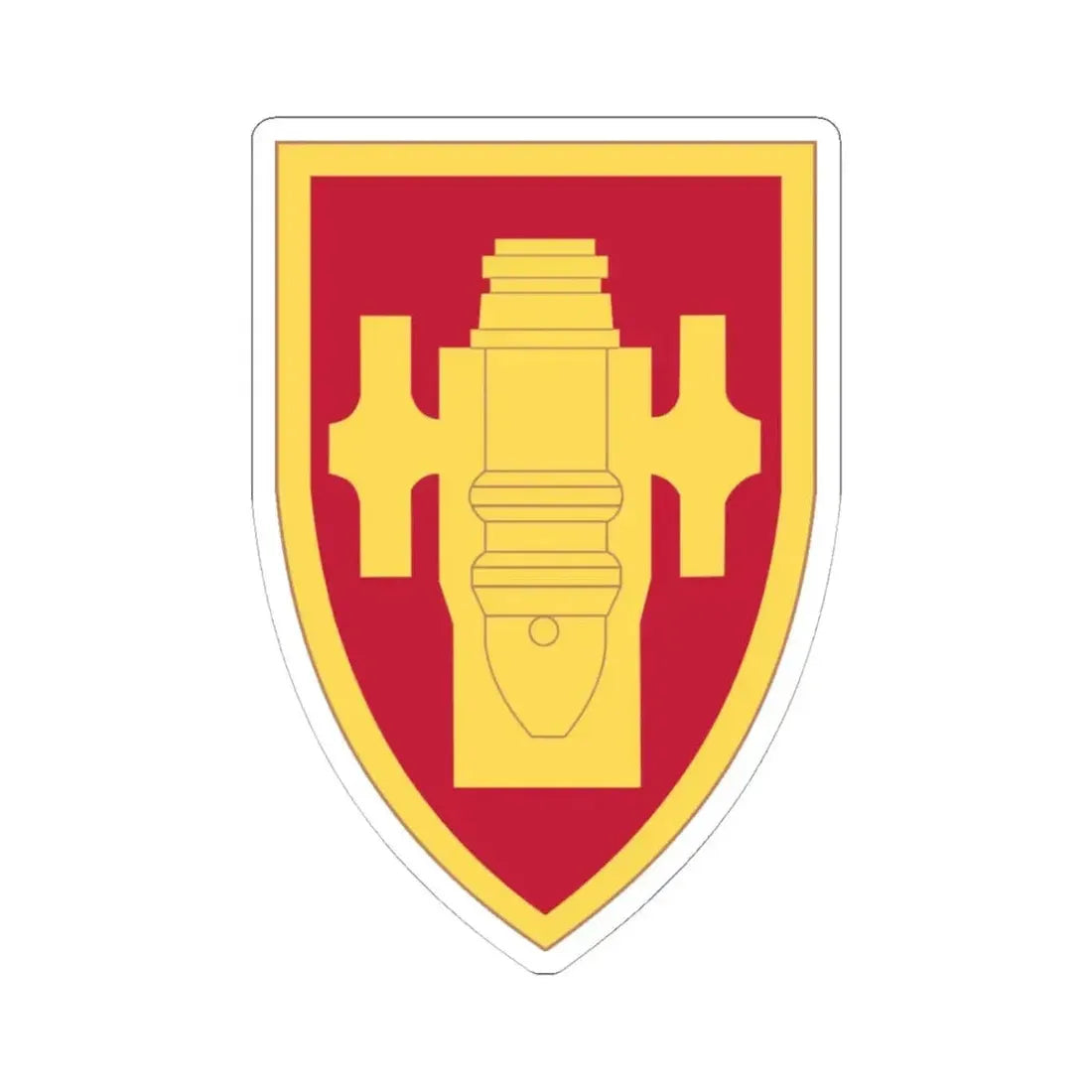 Field Artillery Center and School (U.S. Army) STICKER Vinyl Kiss-Cut Decal 6 Inch White - The Sticker Space