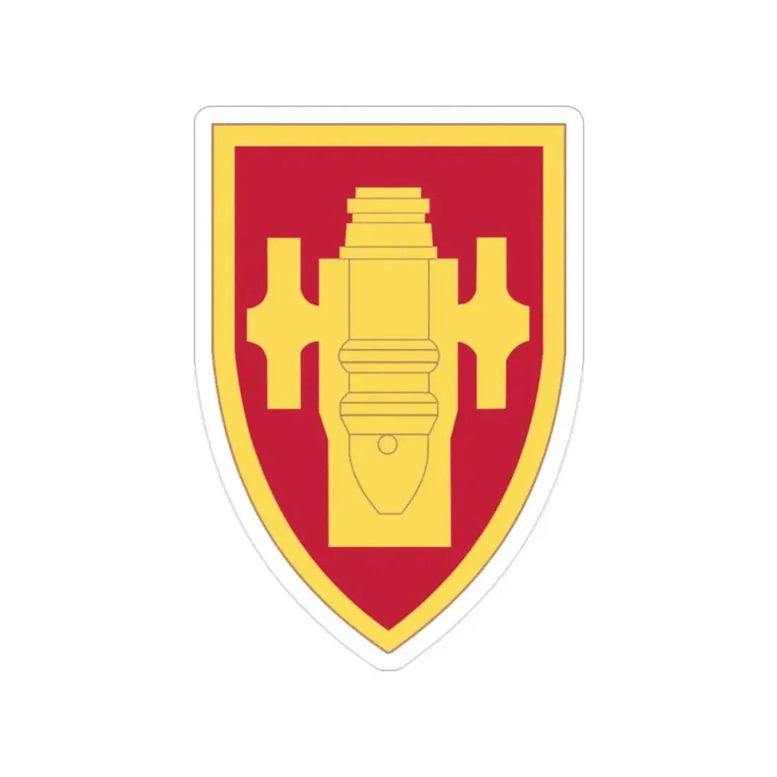Field Artillery Center and School (U.S. Army) Transparent STICKER Die-Cut Vinyl Decal 2 Inch - The Sticker Space