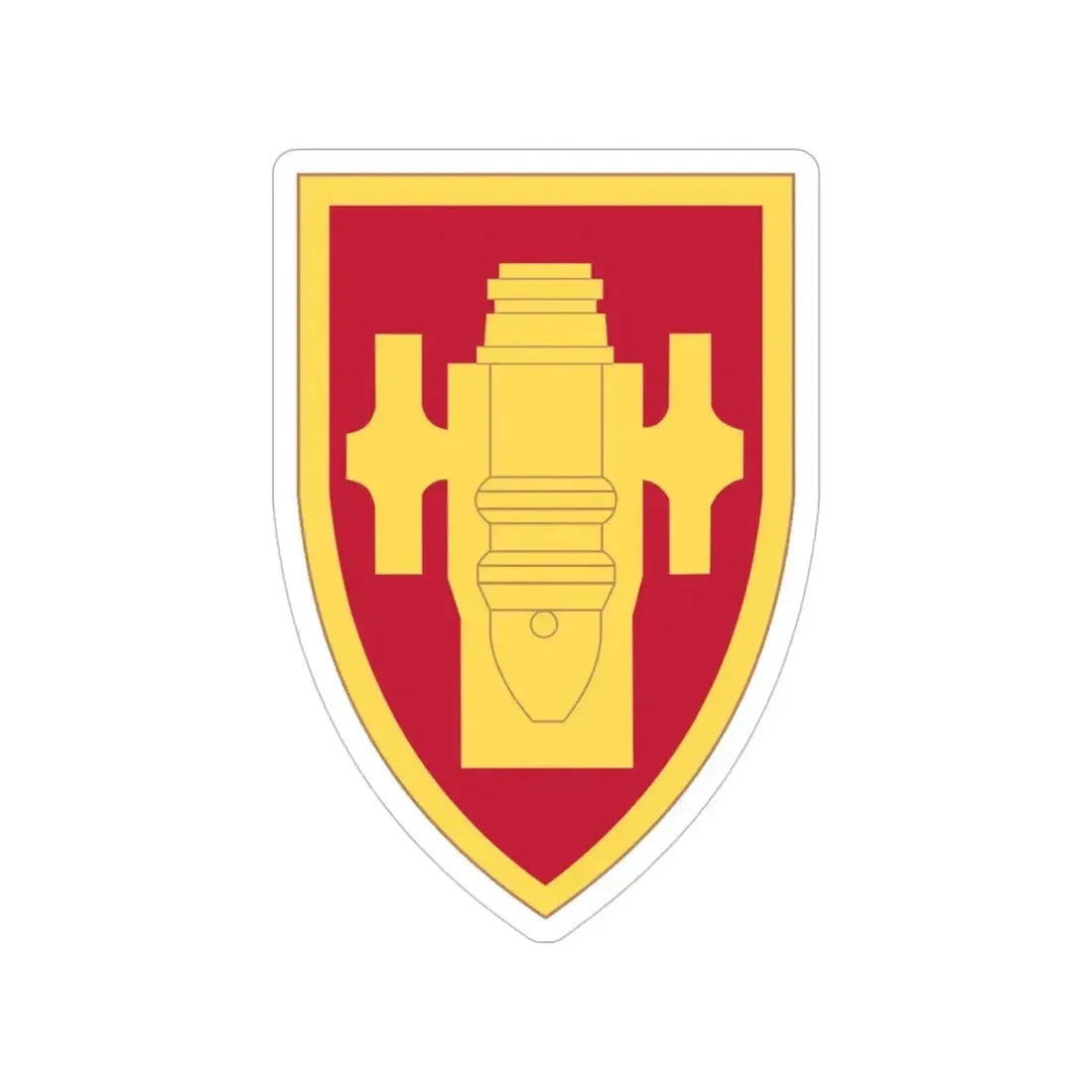 Field Artillery Center and School (U.S. Army) Transparent STICKER Die-Cut Vinyl Decal 5 Inch - The Sticker Space