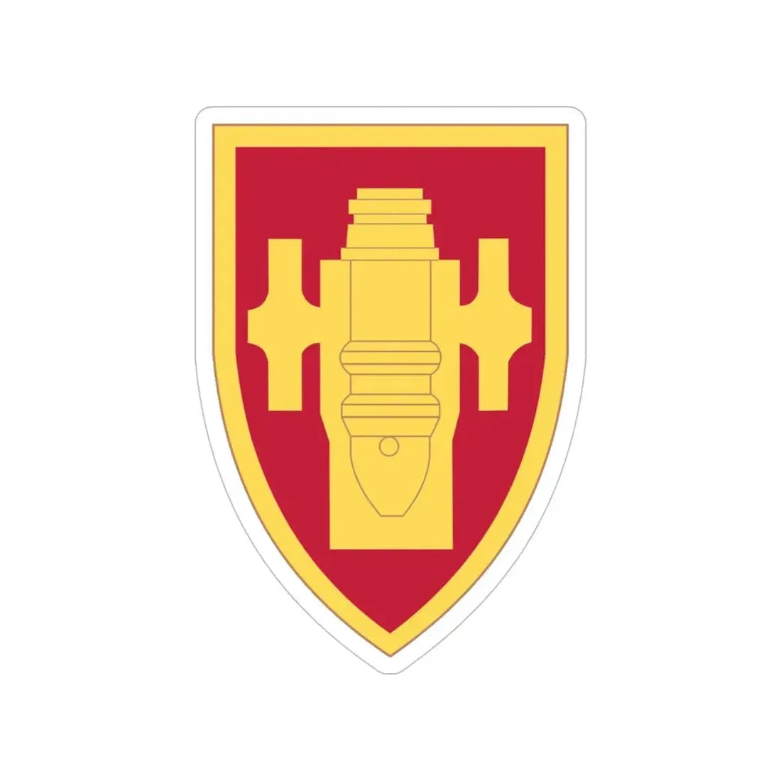 Field Artillery Center and School (U.S. Army) Transparent STICKER Die-Cut Vinyl Decal 5 Inch - The Sticker Space