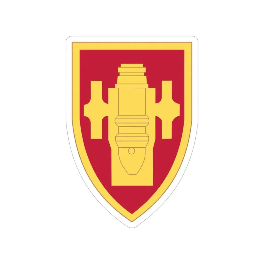 Field Artillery Center and School (U.S. Army) Transparent STICKER Die-Cut Vinyl Decal 6 Inch - The Sticker Space