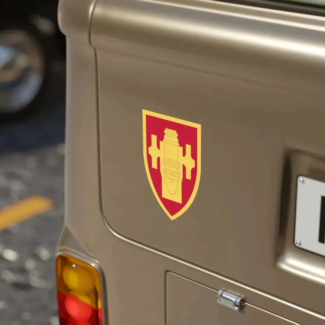 Field Artillery Center and School (U.S. Army) Transparent STICKER Die-Cut Vinyl Decal - The Sticker Space