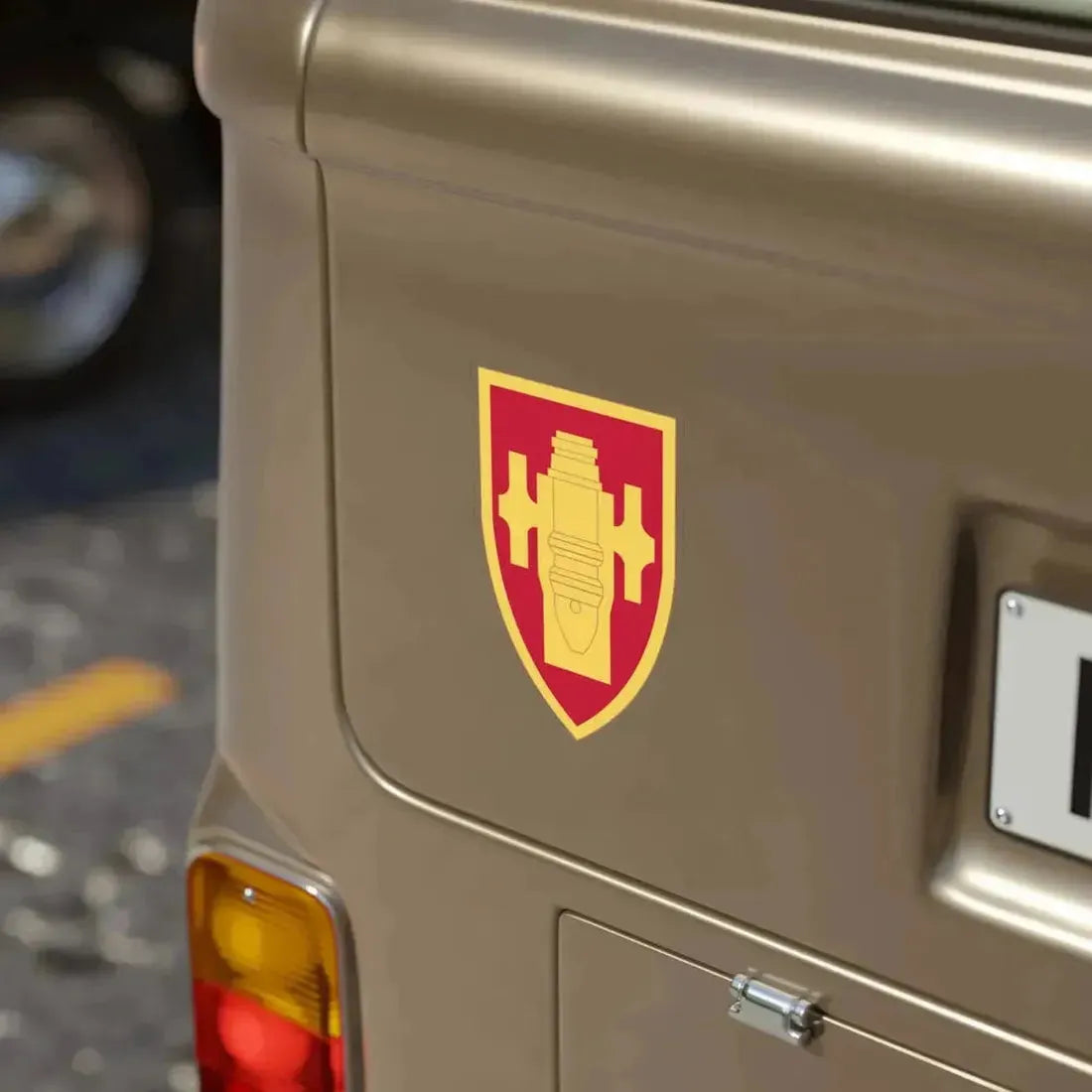 Field Artillery Center and School (U.S. Army) Transparent STICKER Die-Cut Vinyl Decal - The Sticker Space