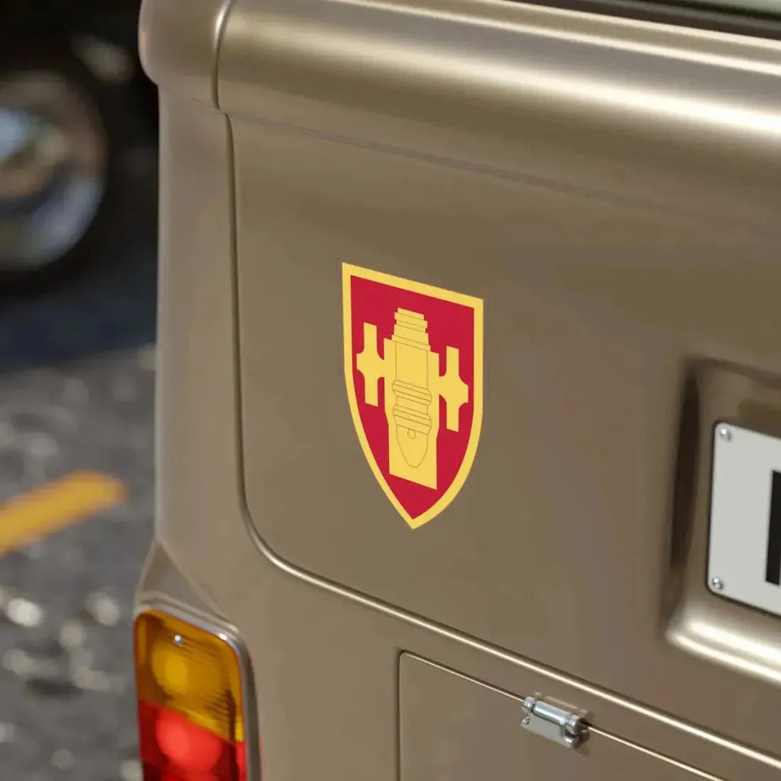 Field Artillery Center and School (U.S. Army) Transparent STICKER Die-Cut Vinyl Decal - The Sticker Space