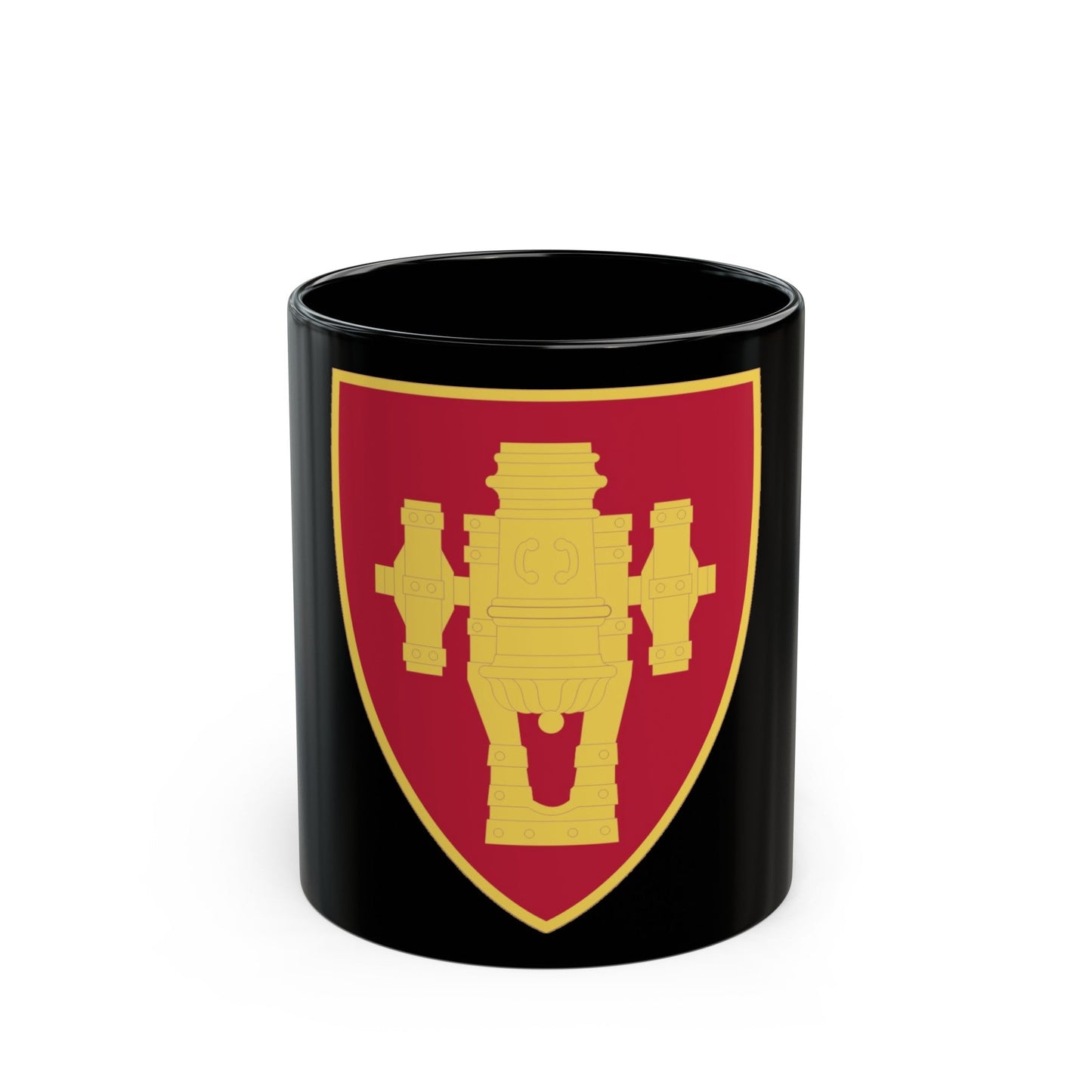 Field Artillery Center and School v2 (U.S. Army) Black Coffee Mug-11oz-The Sticker Space