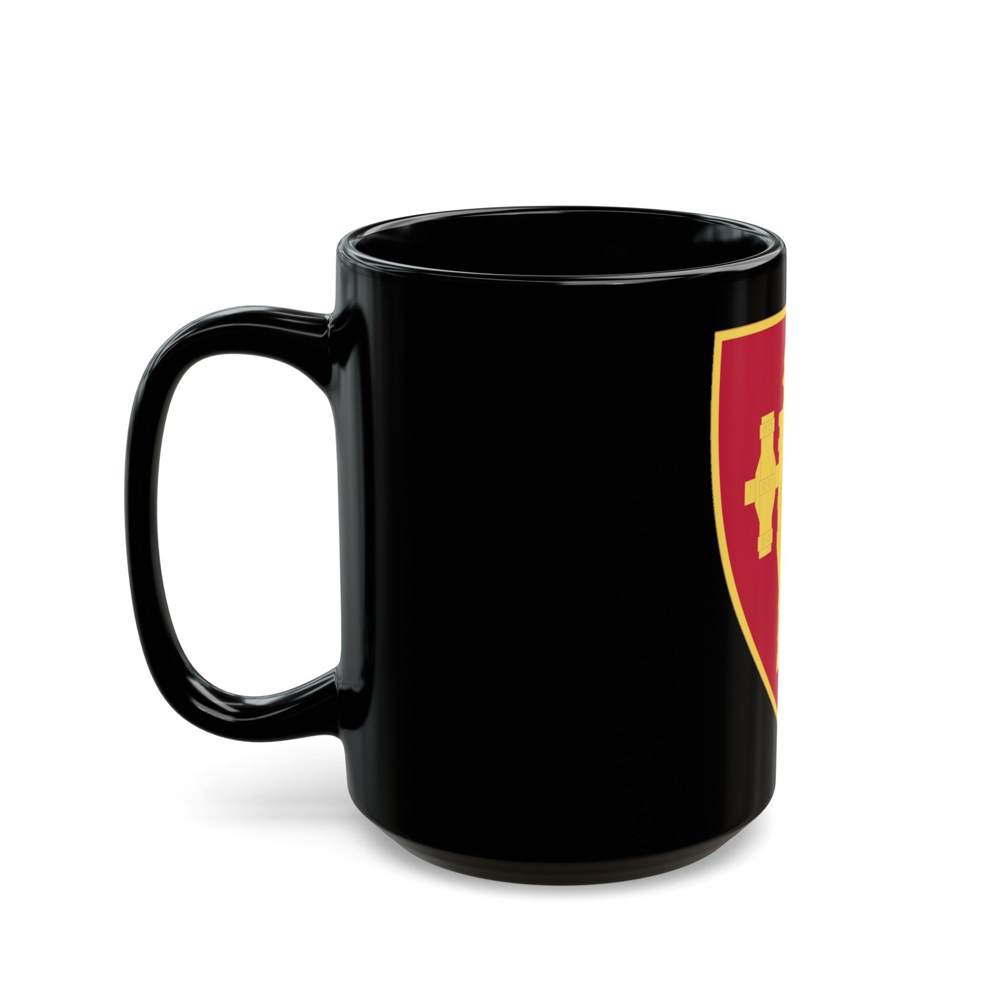 Field Artillery Center and School v2 (U.S. Army) Black Coffee Mug-The Sticker Space