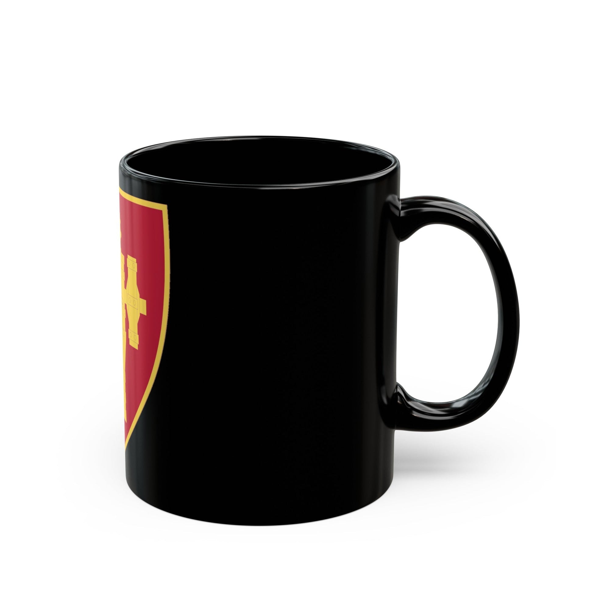 Field Artillery Center and School v2 (U.S. Army) Black Coffee Mug-The Sticker Space