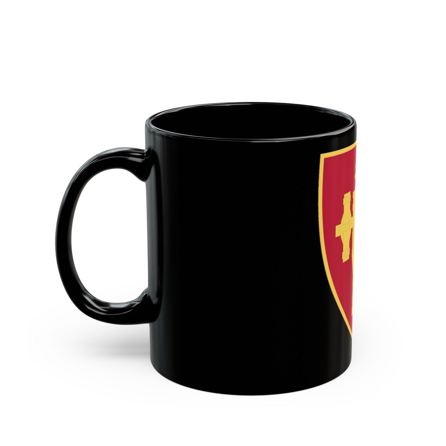 Field Artillery Center and School v2 (U.S. Army) Black Coffee Mug-The Sticker Space