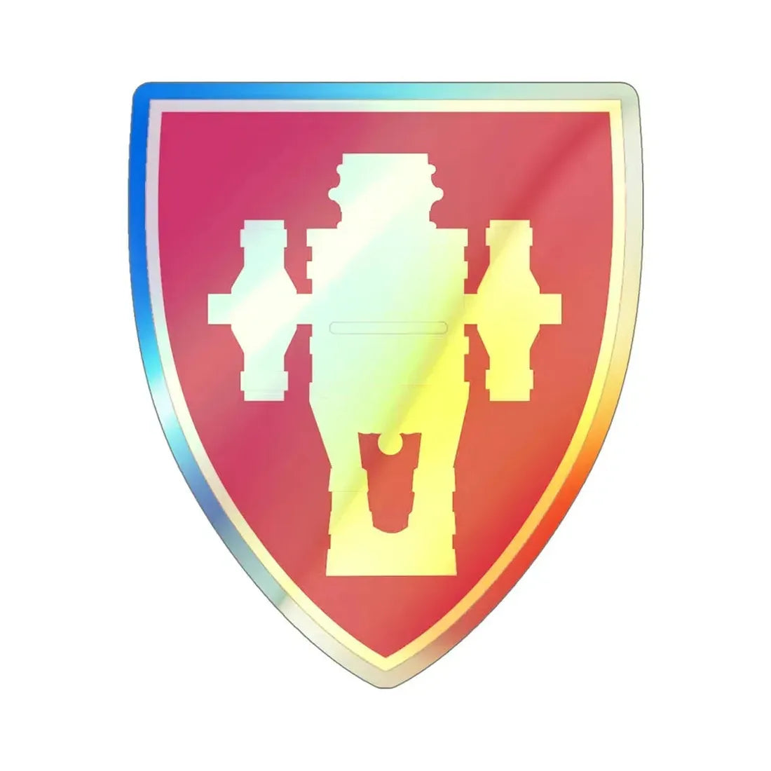 Field Artillery Center and School v2 (U.S. Army) Holographic STICKER Die-Cut Vinyl Decal 5 Inch Holographic - The Sticker Space