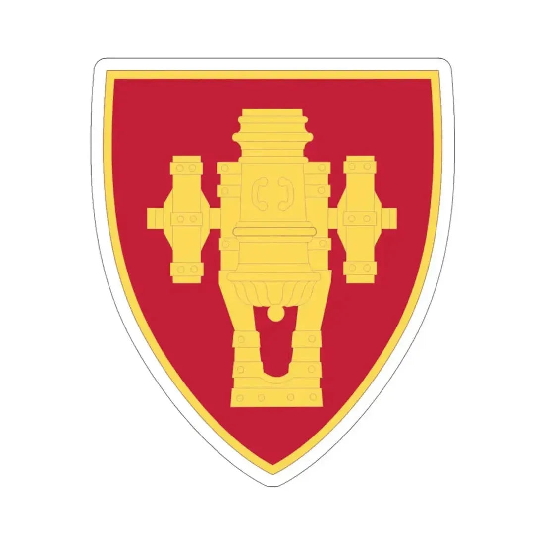 Field Artillery Center and School v2 (U.S. Army) STICKER Vinyl Die-Cut Decal 4 Inch - The Sticker Space
