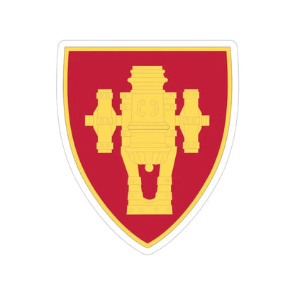 Field Artillery Center and School v2 (U.S. Army) Transparent STICKER Die-Cut Vinyl Decal 4 Inch - The Sticker Space