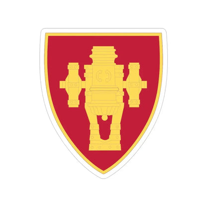 Field Artillery Center and School v2 (U.S. Army) Transparent STICKER Die-Cut Vinyl Decal 5 Inch - The Sticker Space