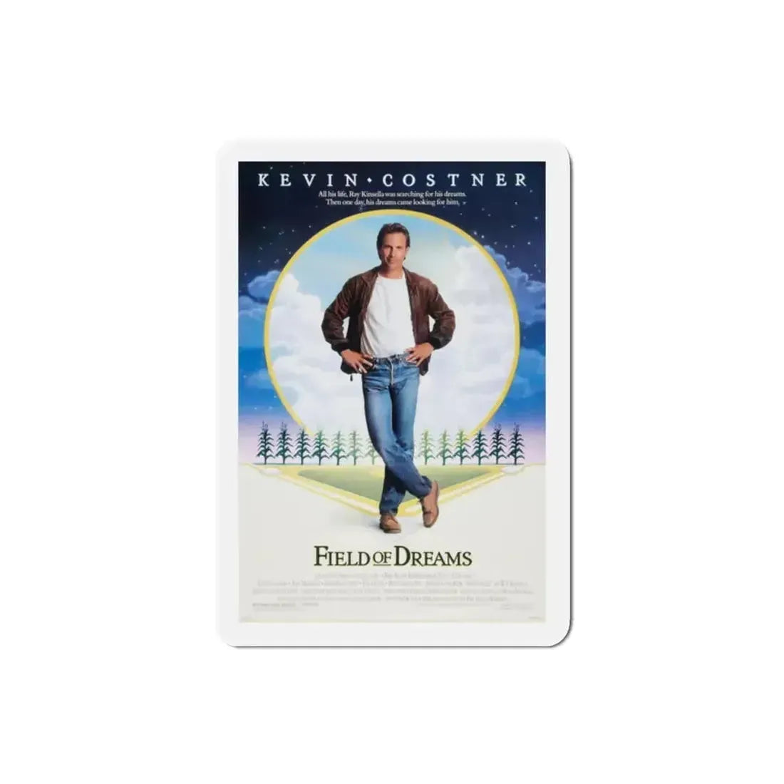 Field of Dreams 1989 Movie Poster Refrigerator Magnet - The Sticker Space