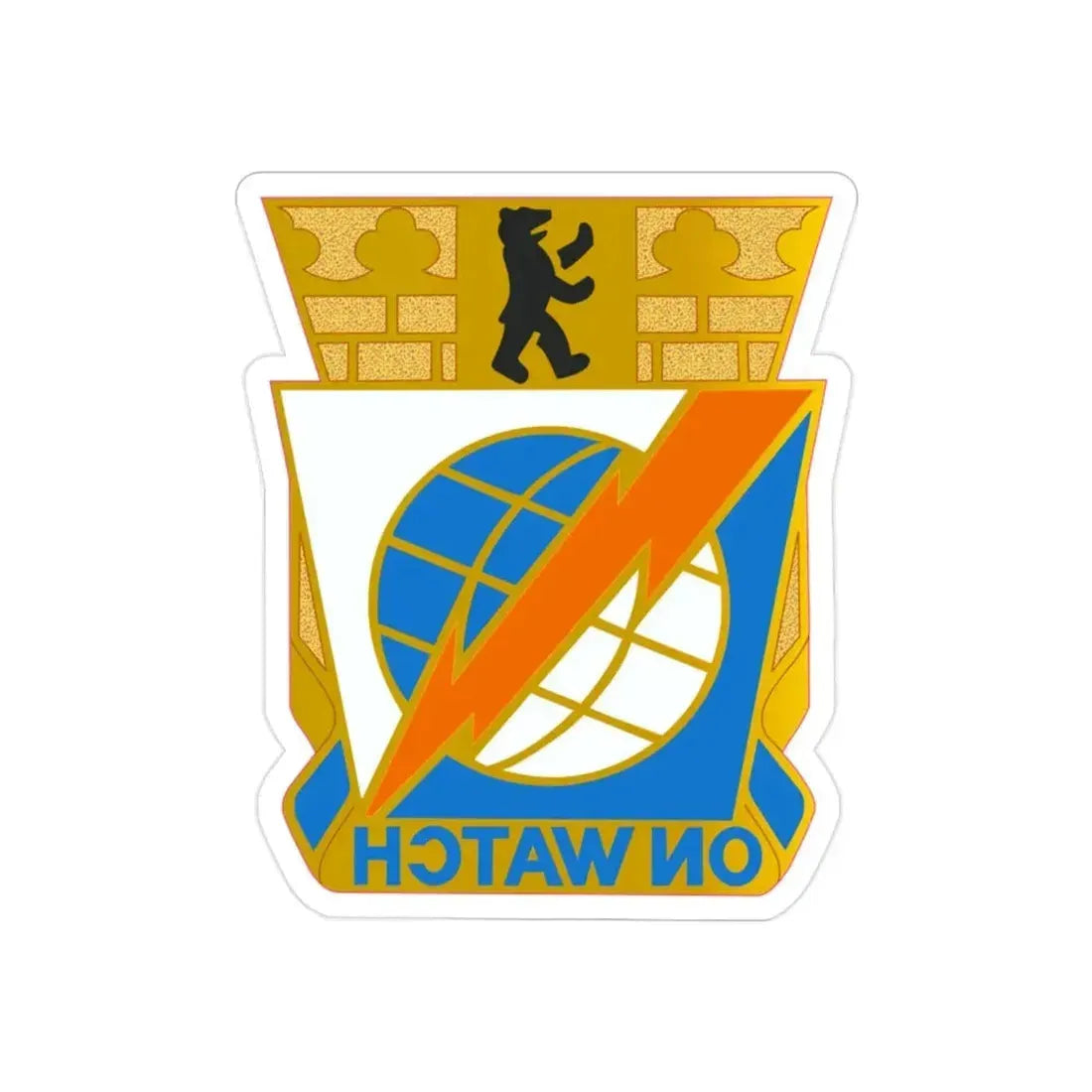 Field Station Berlin (U.S. Army) REVERSE PRINT Transparent Die-Cut STICKER - The Sticker Space