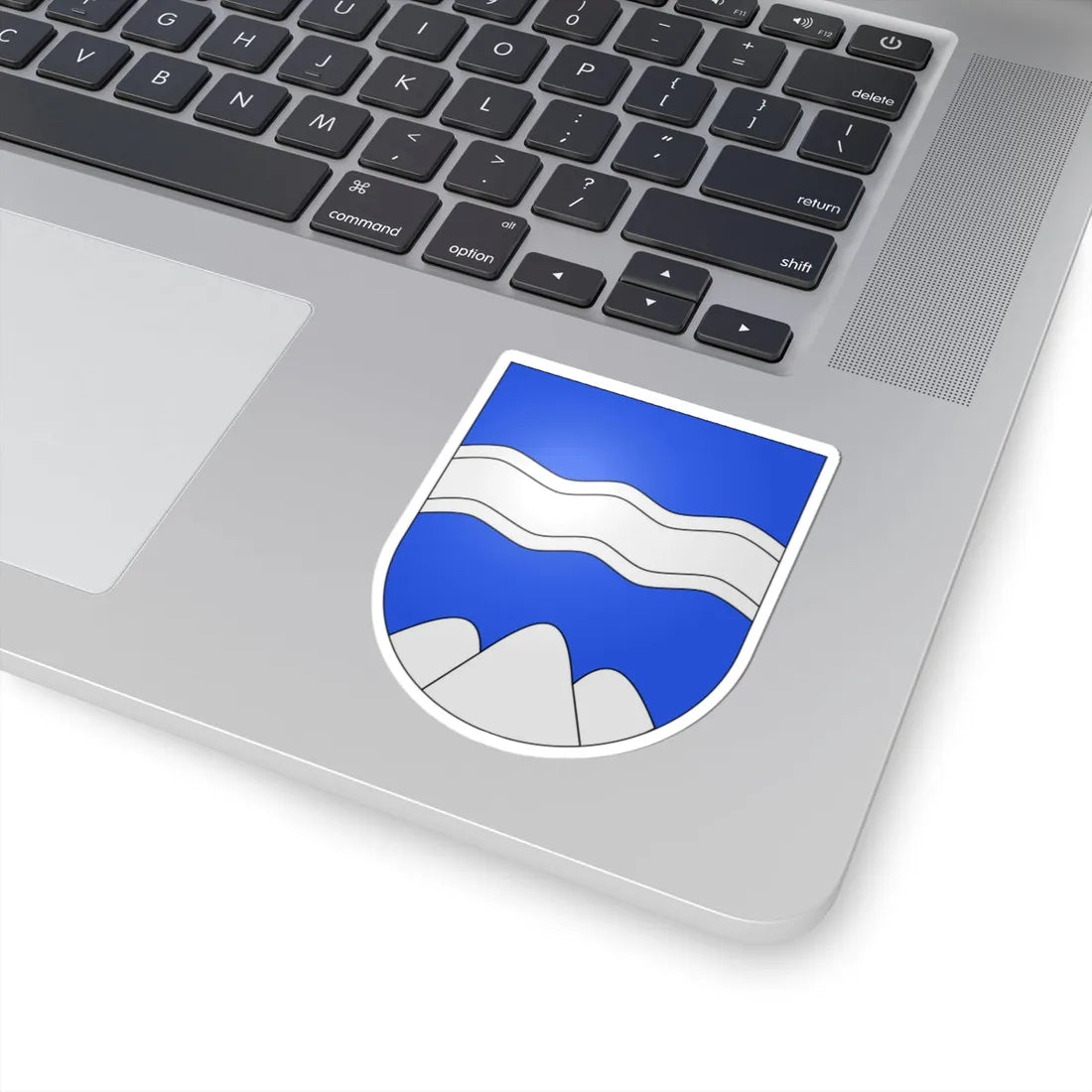 Fiesch-coat of arms (Switzerland) (Coat of Arms) STICKER Vinyl Kiss-Cut Decal - The Sticker Space