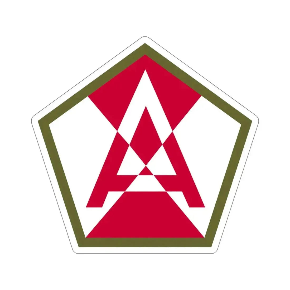 Fifteenth United States Army (U.S. Army) STICKER Vinyl Die-Cut Decal 5 Inch - The Sticker Space