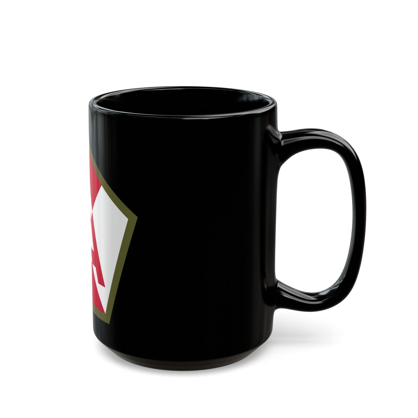 Fifteenth United States (U.S. Army) Black Coffee Mug-The Sticker Space