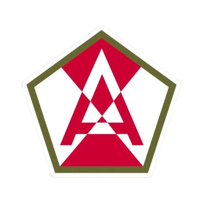 Fifteenth United States (U.S. Army) STICKER Vinyl Kiss-Cut Decal 2 Inch White - The Sticker Space