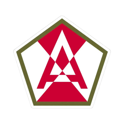 Fifteenth United States (U.S. Army) STICKER Vinyl Kiss-Cut Decal 3 Inch White - The Sticker Space