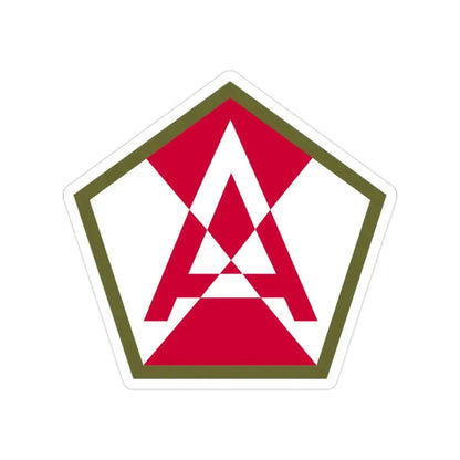 Fifteenth United States (U.S. Army) Transparent STICKER Die-Cut Vinyl Decal 2 Inch - The Sticker Space