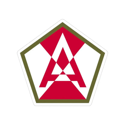 Fifteenth United States (U.S. Army) Transparent STICKER Die-Cut Vinyl Decal 3 Inch - The Sticker Space