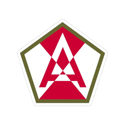 Fifteenth United States (U.S. Army) Transparent STICKER Die-Cut Vinyl Decal 3 Inch - The Sticker Space