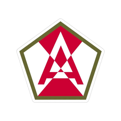 Fifteenth United States (U.S. Army) Transparent STICKER Die-Cut Vinyl Decal 4 Inch - The Sticker Space