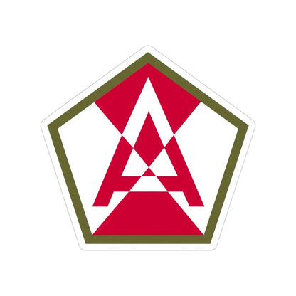 Fifteenth United States (U.S. Army) Transparent STICKER Die-Cut Vinyl Decal 4 Inch - The Sticker Space