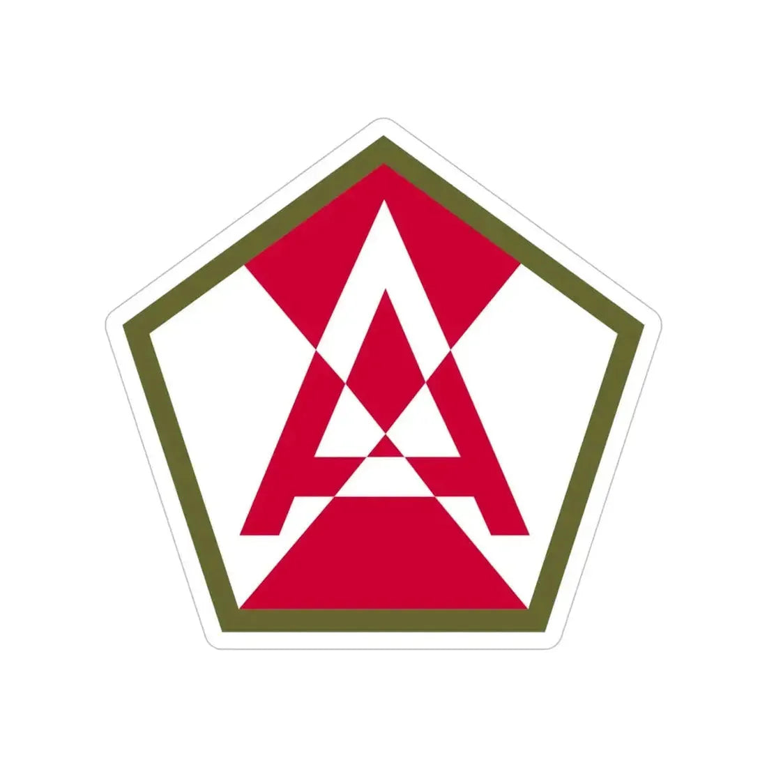 Fifteenth United States (U.S. Army) Transparent STICKER Die-Cut Vinyl Decal 5 Inch - The Sticker Space