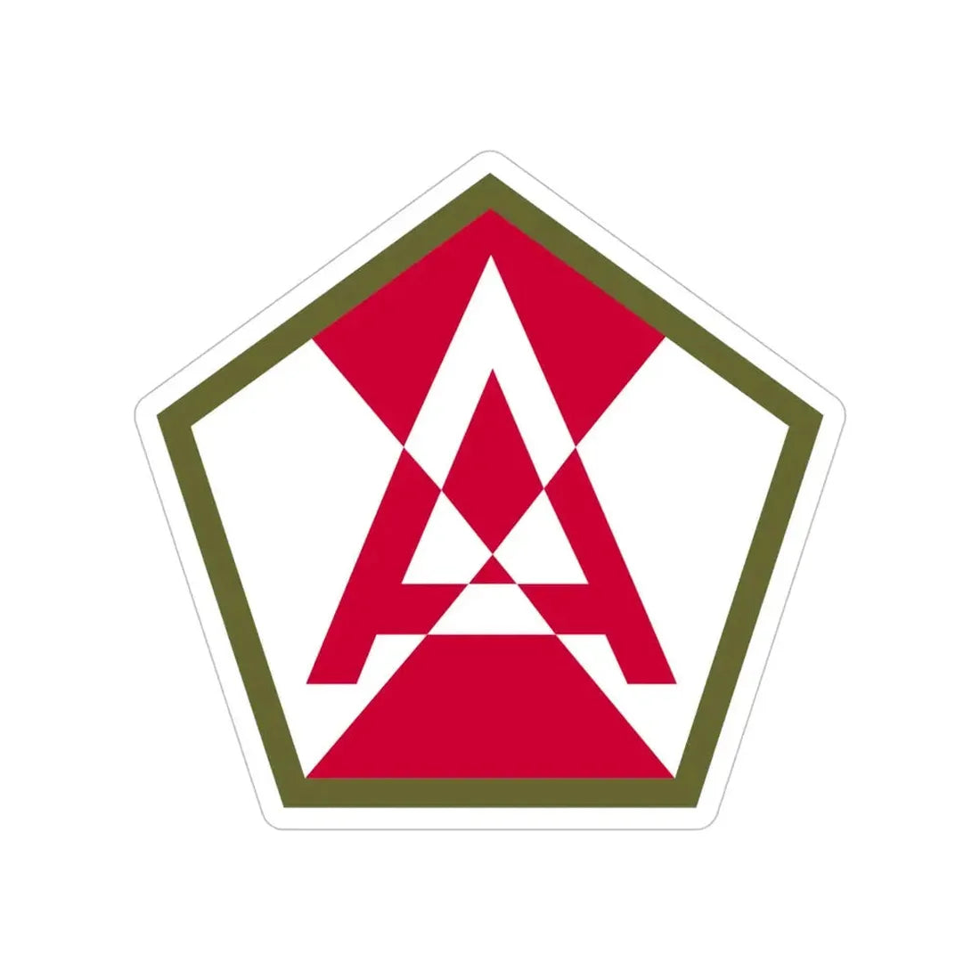 Fifteenth United States (U.S. Army) Transparent STICKER Die-Cut Vinyl Decal 5 Inch - The Sticker Space