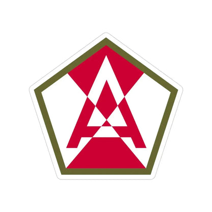 Fifteenth United States (U.S. Army) Transparent STICKER Die-Cut Vinyl Decal 5 Inch - The Sticker Space