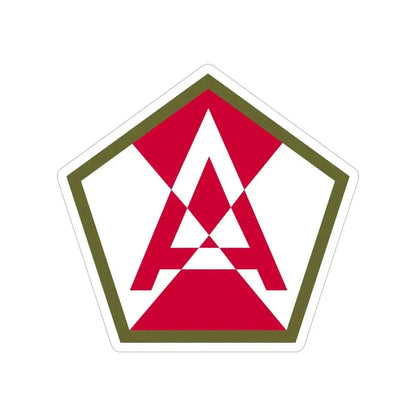 Fifteenth United States (U.S. Army) Transparent STICKER Die-Cut Vinyl Decal 6 Inch - The Sticker Space