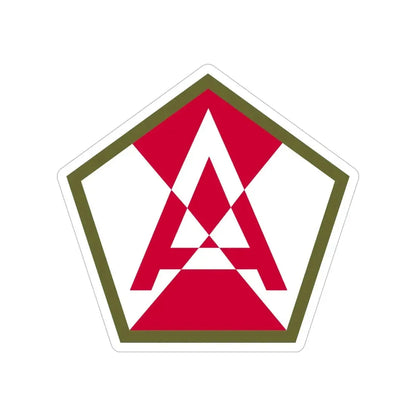 Fifteenth United States (U.S. Army) Transparent STICKER Die-Cut Vinyl Decal 6 Inch - The Sticker Space