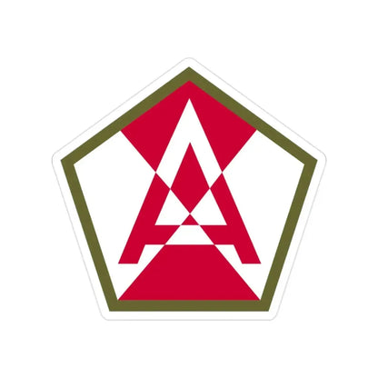 Fifteenth United States (U.S. Army) Transparent STICKER Die-Cut Vinyl Decal - The Sticker Space