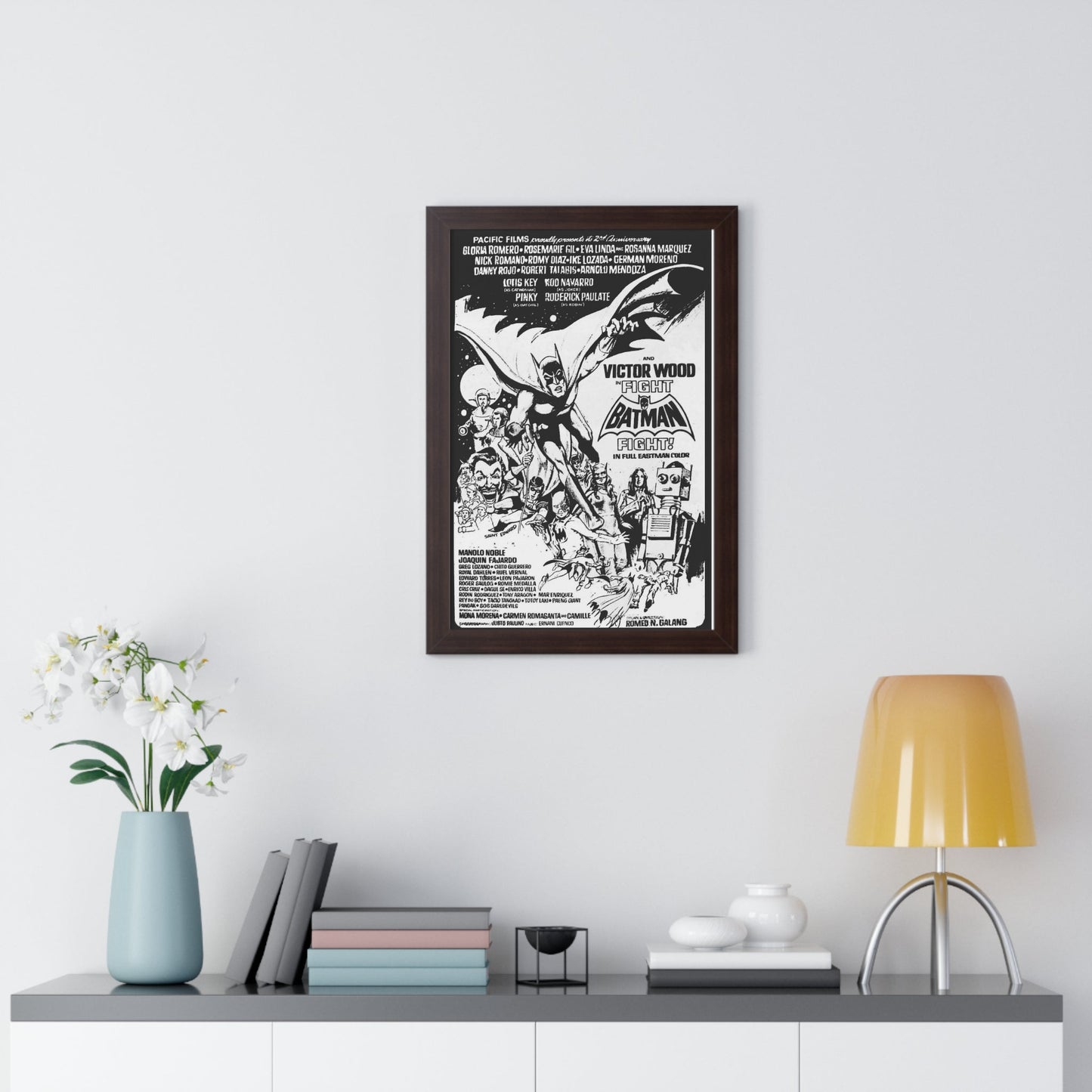 FIGHT BATMAN FIGHT 1973 - Framed Movie Poster-The Sticker Space