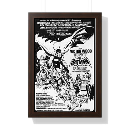 FIGHT BATMAN FIGHT 1973 - Framed Movie Poster-16″ x 24″-The Sticker Space