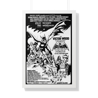 FIGHT BATMAN FIGHT 1973 - Framed Movie Poster-20" x 30"-The Sticker Space