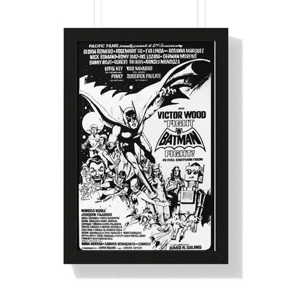 FIGHT BATMAN FIGHT 1973 - Framed Movie Poster - The Sticker Space