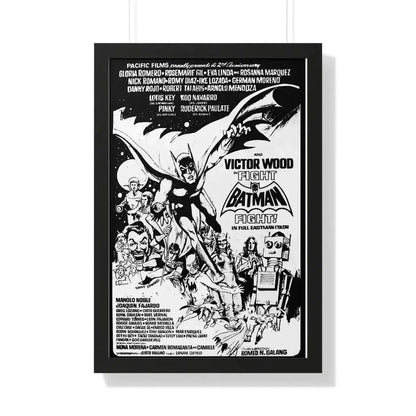 FIGHT BATMAN FIGHT 1973 - Framed Movie Poster - The Sticker Space